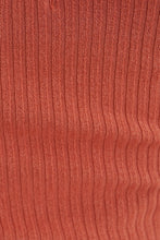 Load image into Gallery viewer, 70's Supermodels Ribbed Top // Rust