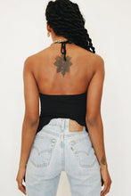 Load image into Gallery viewer, 90's Disco Halter Top // Black