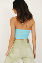 Load image into Gallery viewer, 90's Cool Halter Top // Aqua