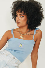 Load image into Gallery viewer, 1998 Tie Knit Top // Sky