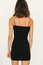 Load image into Gallery viewer, 90&#39;s Street Style Mini Dress // Black
