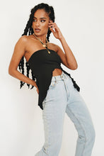 Load image into Gallery viewer, 90&#39;s Disco Halter Top // Black
