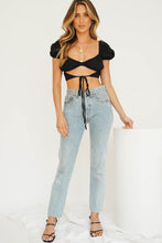 Load image into Gallery viewer, VG Positano Tie Top // Black
