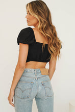Load image into Gallery viewer, VG Positano Tie Top // Black

